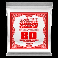 Ernie Ball Nickel Wound Long Scale Single Strings, .080 (3) (P11080)