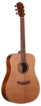 Teton Solid Cedar Top Mahogany Back And Sides Lefty Acoustic Guitar (STS105NTL)