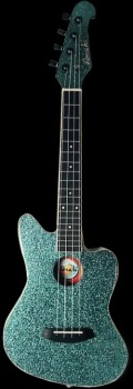 Amahi Acoustic Electric Tenor Ukulele -  Turquoise Glitter (UK001TEQGR)